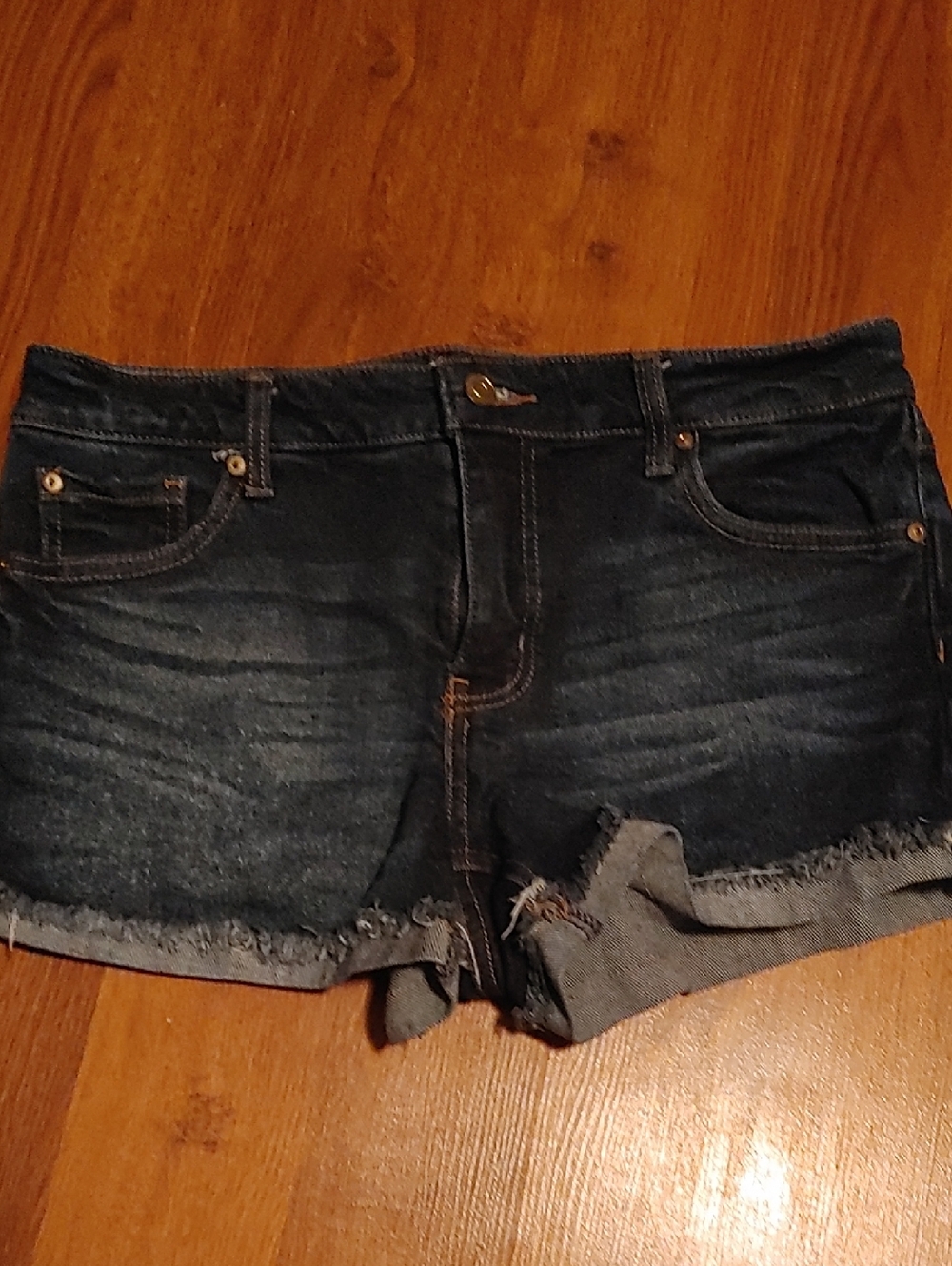 RE generation Frayed Hem Denim Shorts Sz 9/29